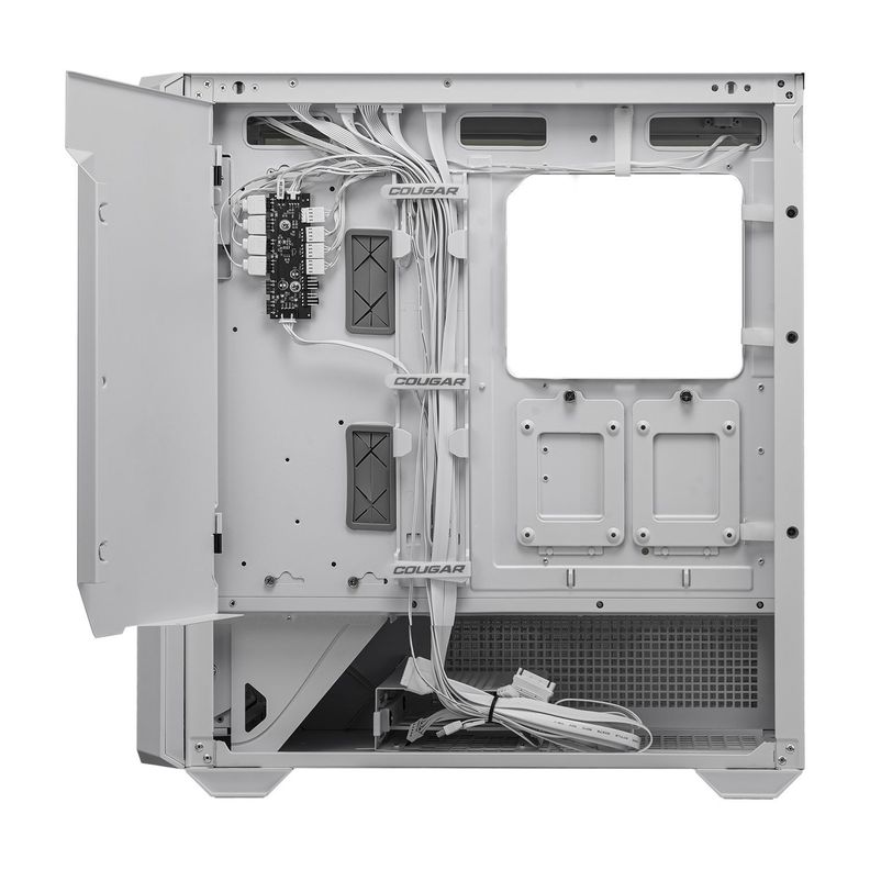 Gabinete Gamers Cougar Mx600 Rgb White 4 Fans Incluidos Argb-4