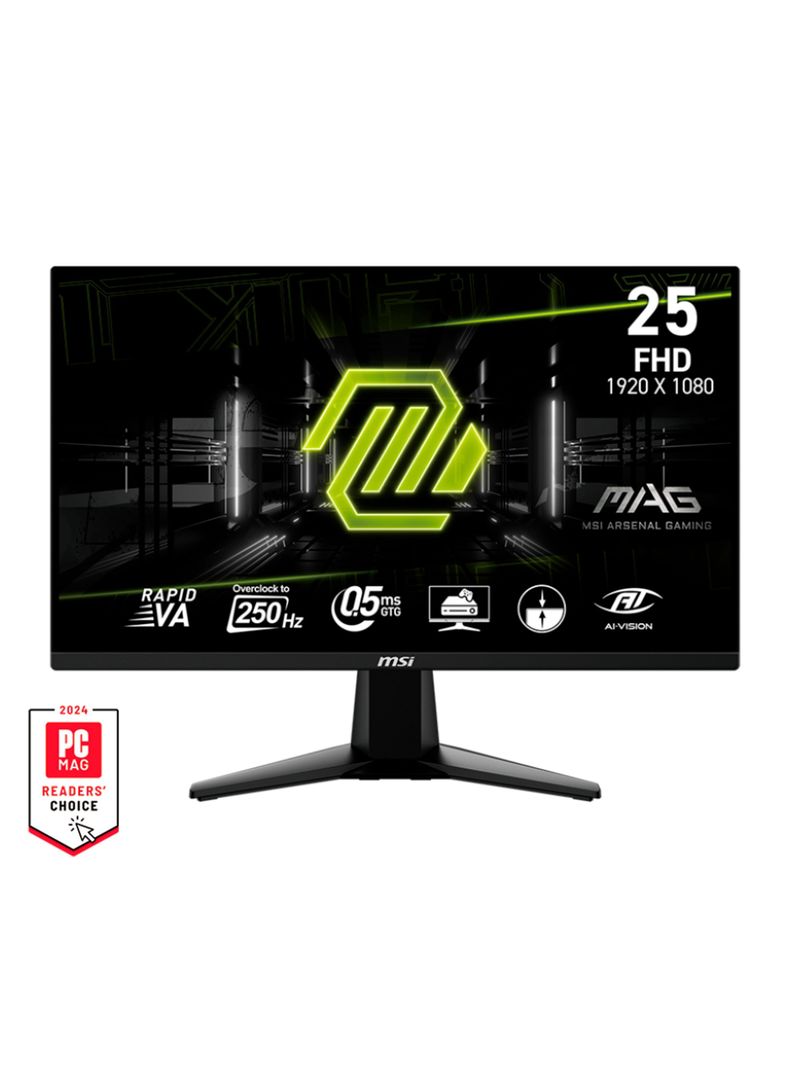 Monitor Gamer MSI 25” FHD 250 Hz 0.5ms MAG 255XFV-2