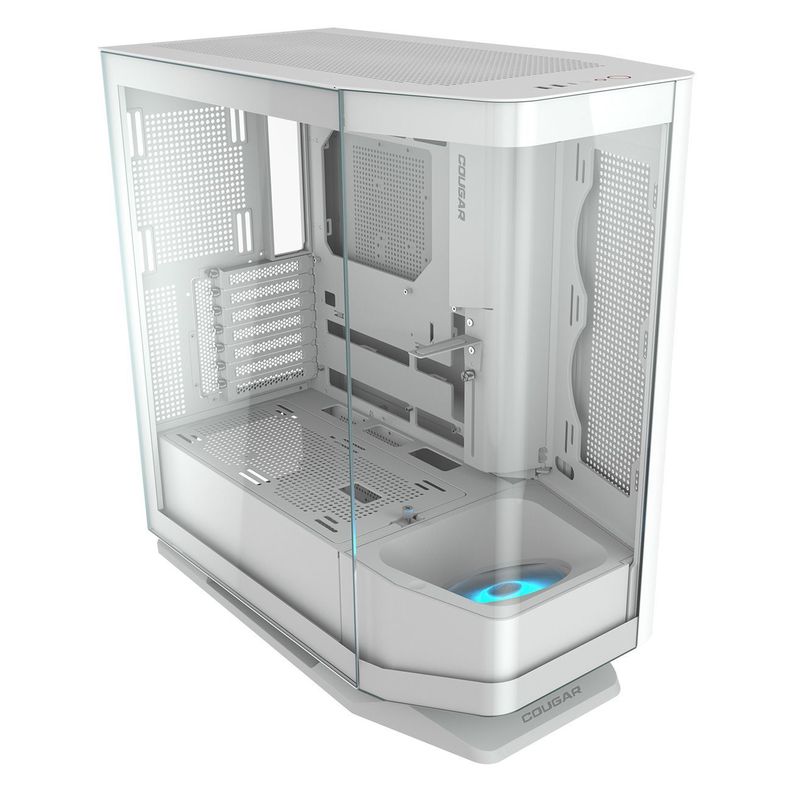 Gabinete Gamer Cougar Fv270 White 1 Ventilador Incluido-1