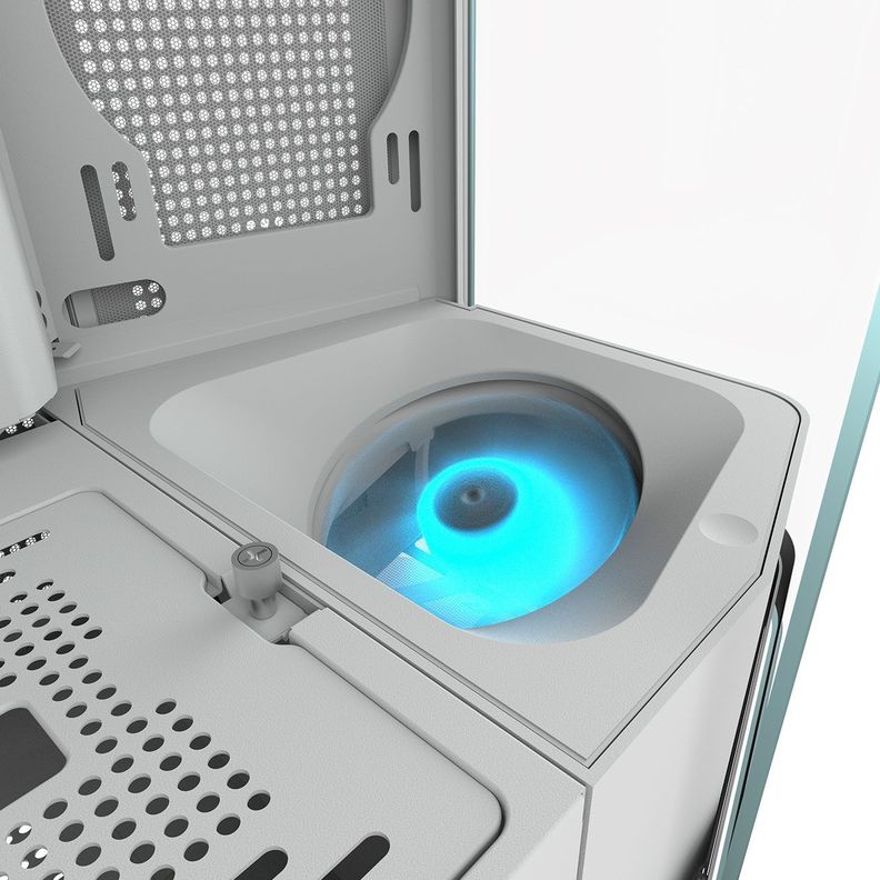 Gabinete Gamer Cougar Fv270 White 1 Ventilador Incluido-5