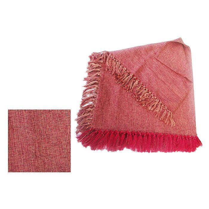 MANTEL LISO ROJO 200×135-0