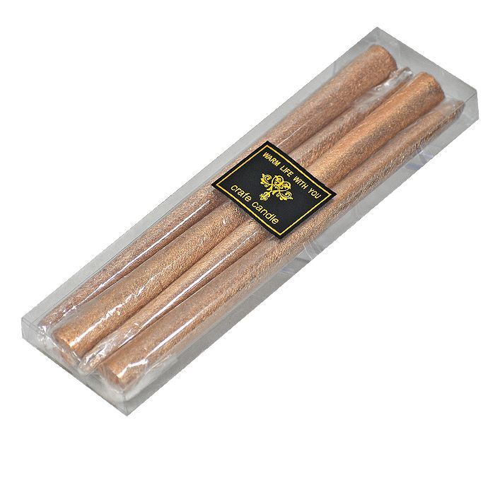 Set 4 Velas Gold ( No Aromaticas )
