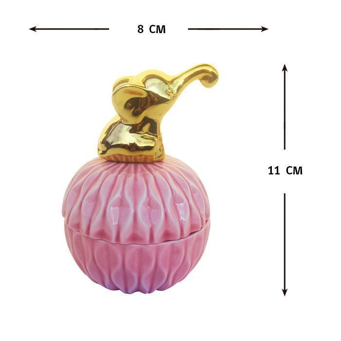 JOYERO PORTA ANILLO ROSA ELEFANTE-2