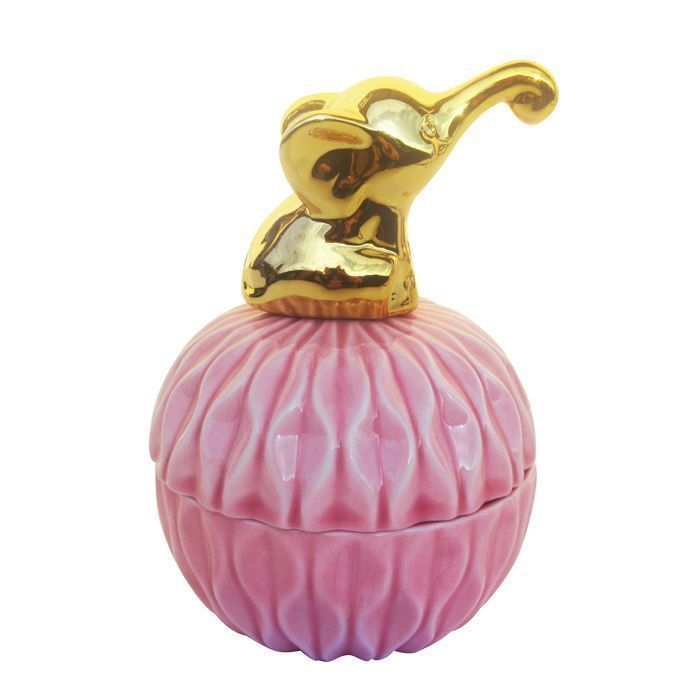 JOYERO PORTA ANILLO ROSA ELEFANTE-0