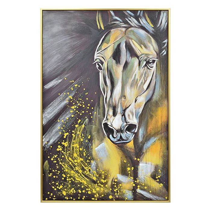 Cuadro Caballo Silver 80 x 120