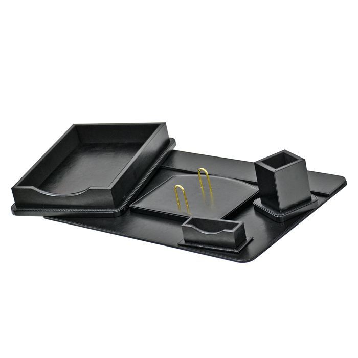 Set Escritorio 5 Piezas Negro