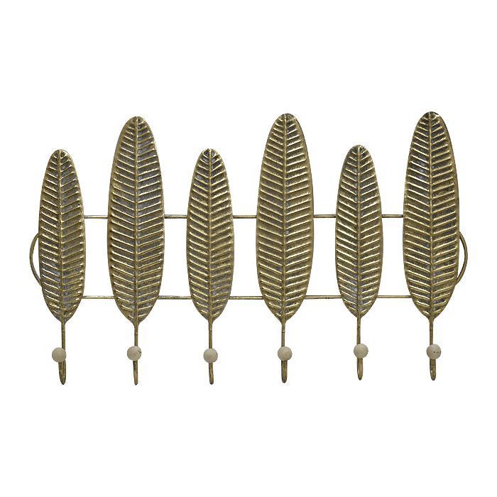 Percha Hojas Embejecidas Luxe Collection
