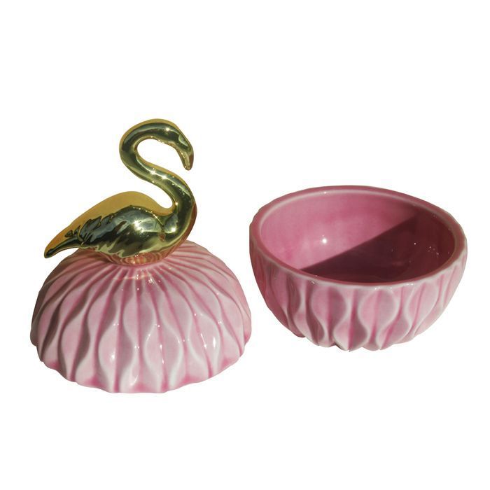 JOYERO PORTA ANILLO ROSA CISNE-1