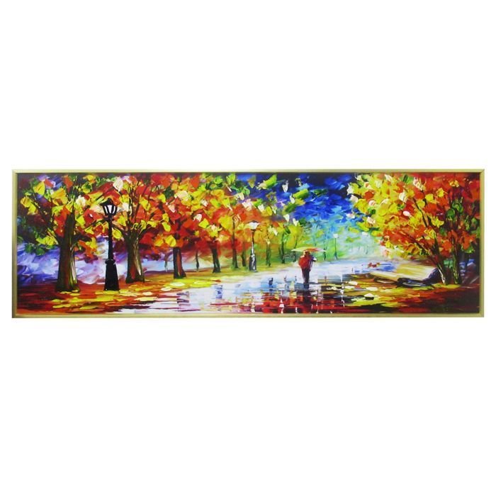 CUADRO PASEO POR LA LLUVIA  ( 150 x 4 x 47 cm)-0