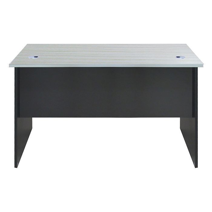 ESCRITORIO RECTO 120  ESR120 MAPLE con GRIS (120 x 60x 75 cm)-0