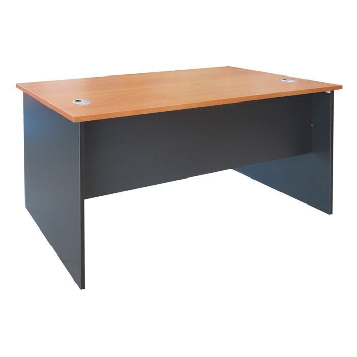 ESCRITORIO RECTO 160 ESR160 PERAL con GRAFITO ( 160 x 60 x 75 cm)-1