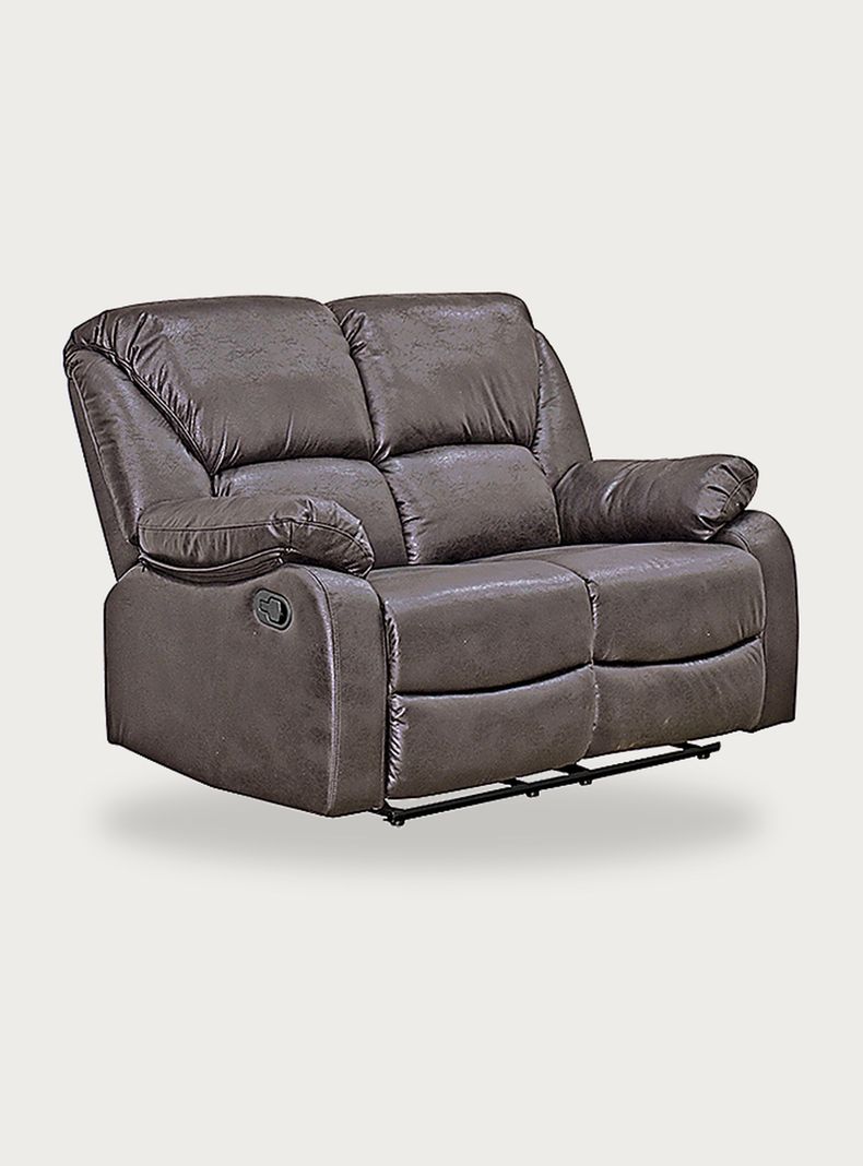 Sofá Reclinable 2 Cuerpo Frankfurt Brown
