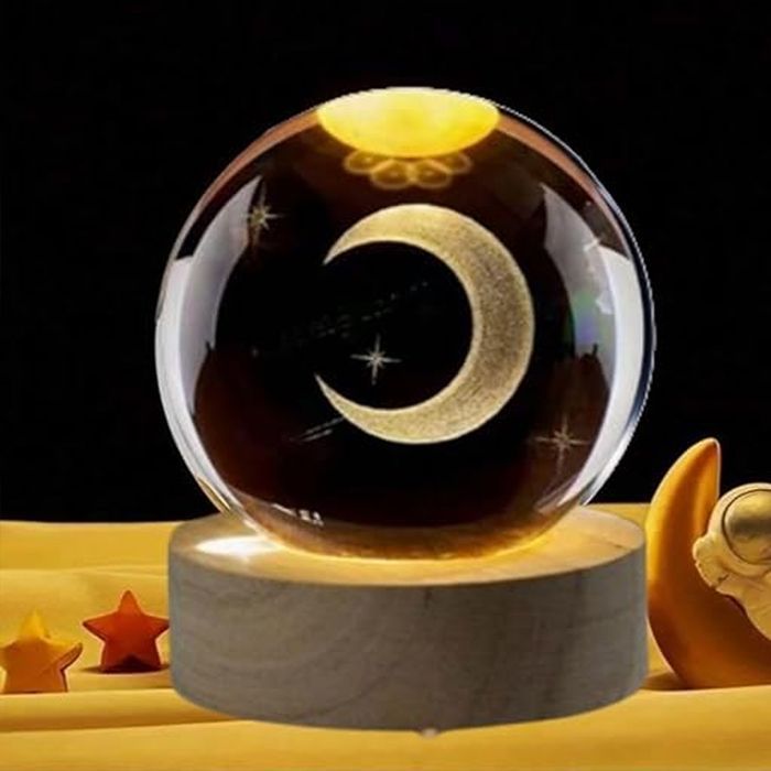 Esfera Cristal USB Luna