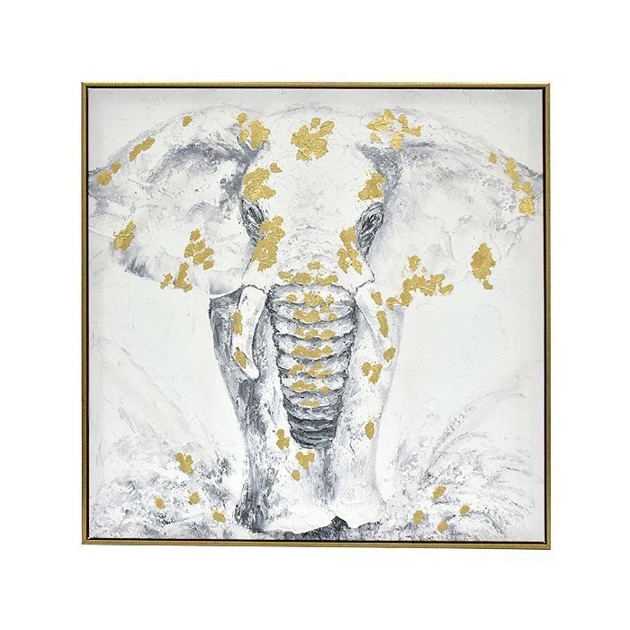 Cuadro Elefante a Casa 80 x 80