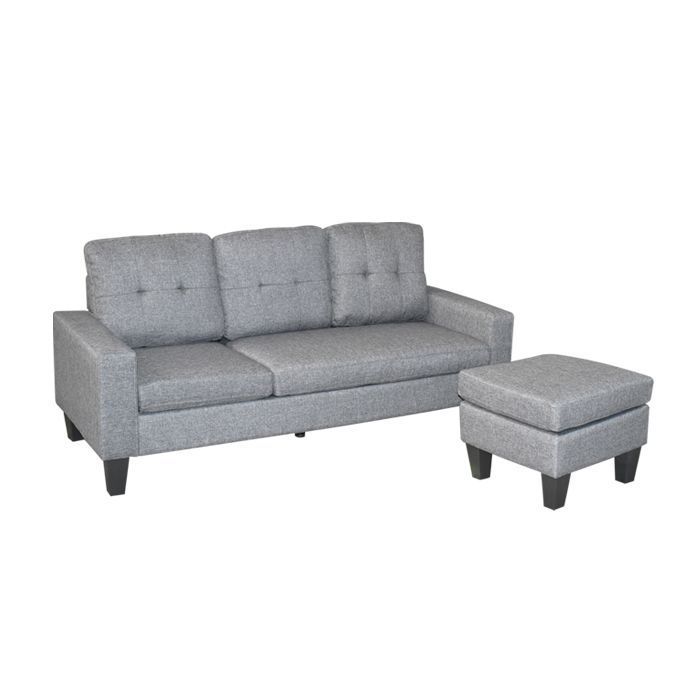 SECCIONAL PALOMINO DARK GRAY (195 x 130 x 98 cm)-1