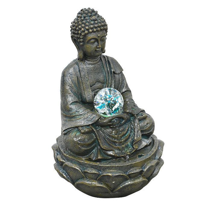 FUENTE AGUA BUDA ( 21 x 21 x 30 cm)-0