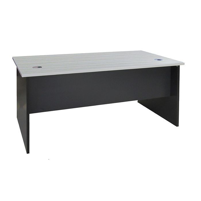 ESCRITORIO RECTO 160 ESR160 MAPLE con GRIS ( 160 x 60 x 75 cm)-1