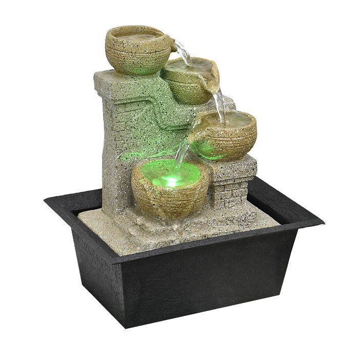 FUENTE AGUA CANTAROS DE TIERRA ( 18 x 13 x 22 cm)-0