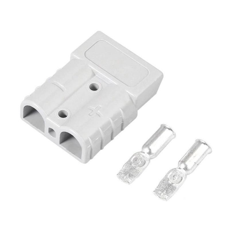 Conector Baterias Anderson 50a 8-16mm2 - Soliot Gris [ 20 ]