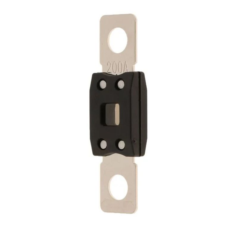 Fusible Mega 70v 200a Para Baterias En 48v - Soliot Negro [ 1 ]