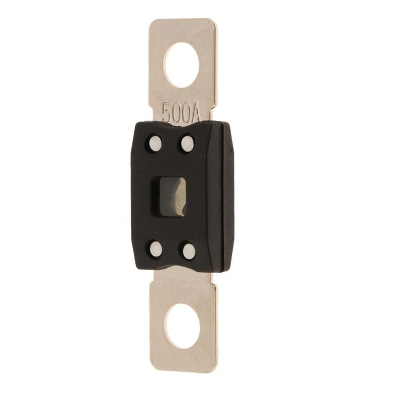 Fusible Mega 70v 500a Para Baterias En 48v - Soliot Negro [ 1 ]
