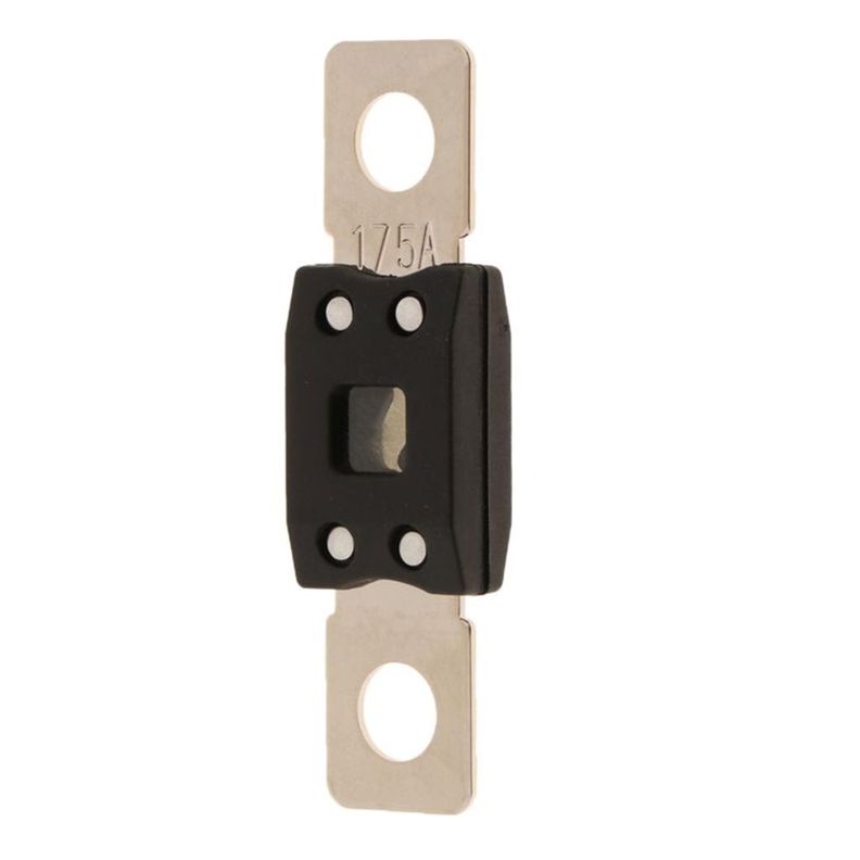 Fusible Mega 70v 175a Para Baterias En 48v - Soliot Negro [ 1 ]