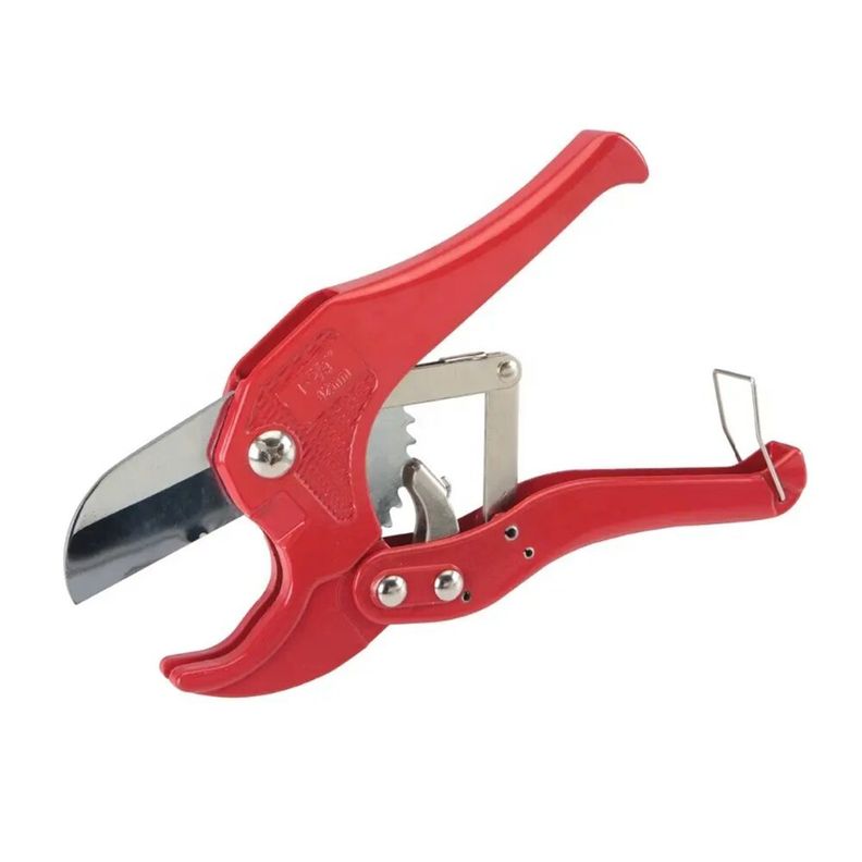 Corta Tubo 42 Mm Cortador De Tubos Para Pex Pvc Ppr Rojo [ 600 ]