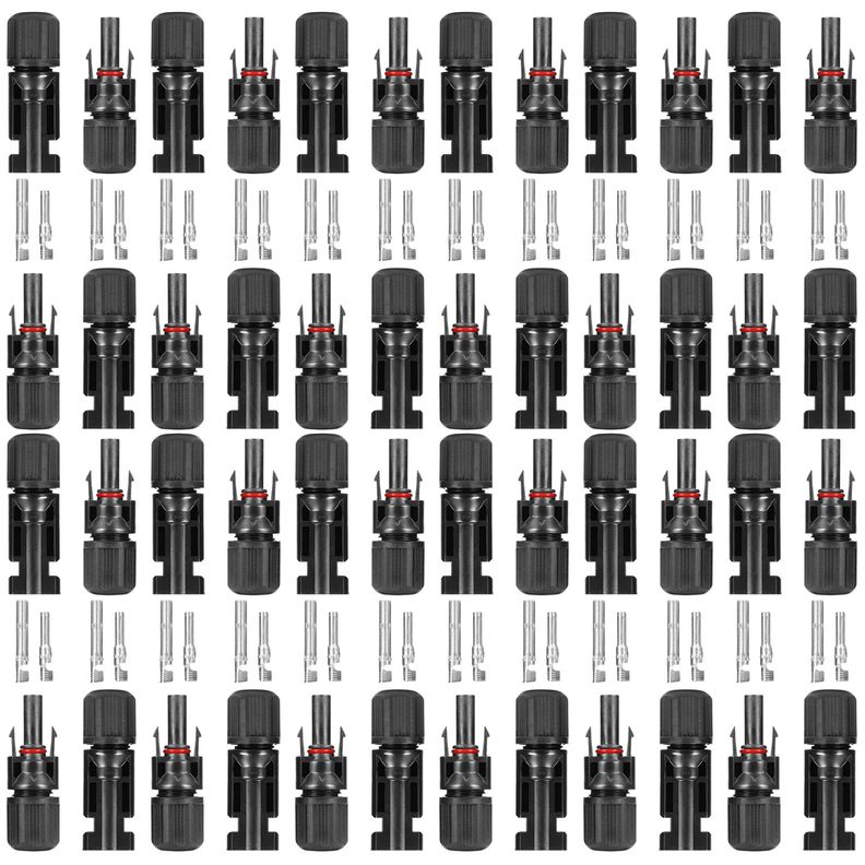 100 Pares Conector Mc4 Macho Hembra Solar