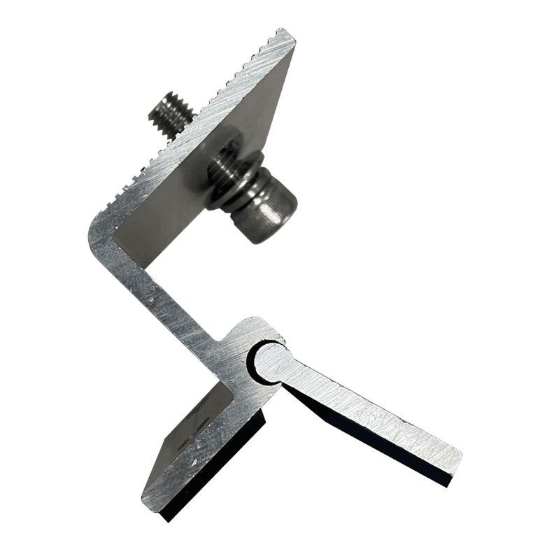 Fijacion Ajustable Para Techo De Chapa Trapezoidal Gris [ 20 ]