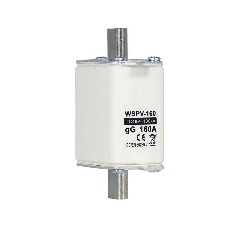 Fusible Ceramico gG NH NT00 160A 48VDC Blanco [ 100 ] 100