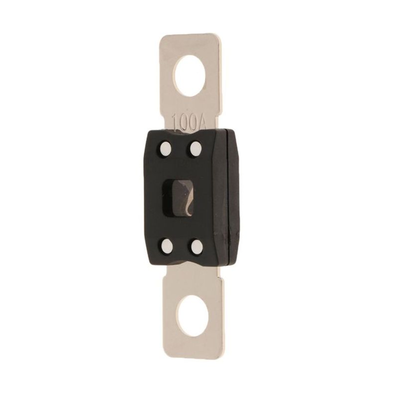 Fusible Mega 70v 100a Para Baterias En 48v - Soliot Negro [ 1 ]