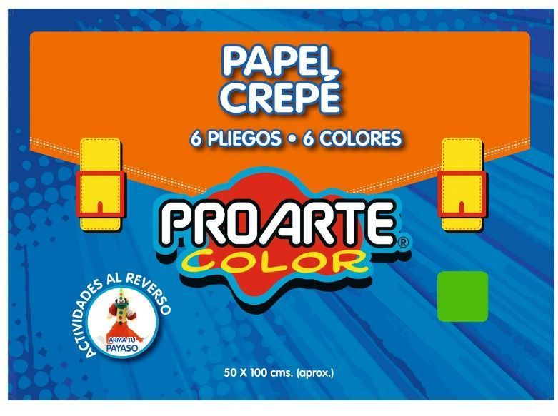 Carpeta Papel Crepe de Colores-1