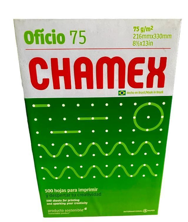 Resma Papel Tipo Oficio Chamex- 500 Hojas - 75gr-1