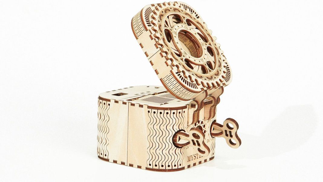 Puzzle 3D Caja del Tesoro de Madera Robotime -2
