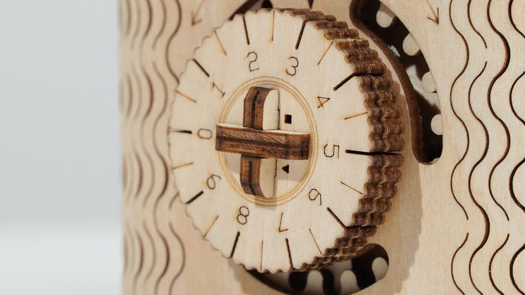 Puzzle 3D Caja del Tesoro de Madera Robotime -3