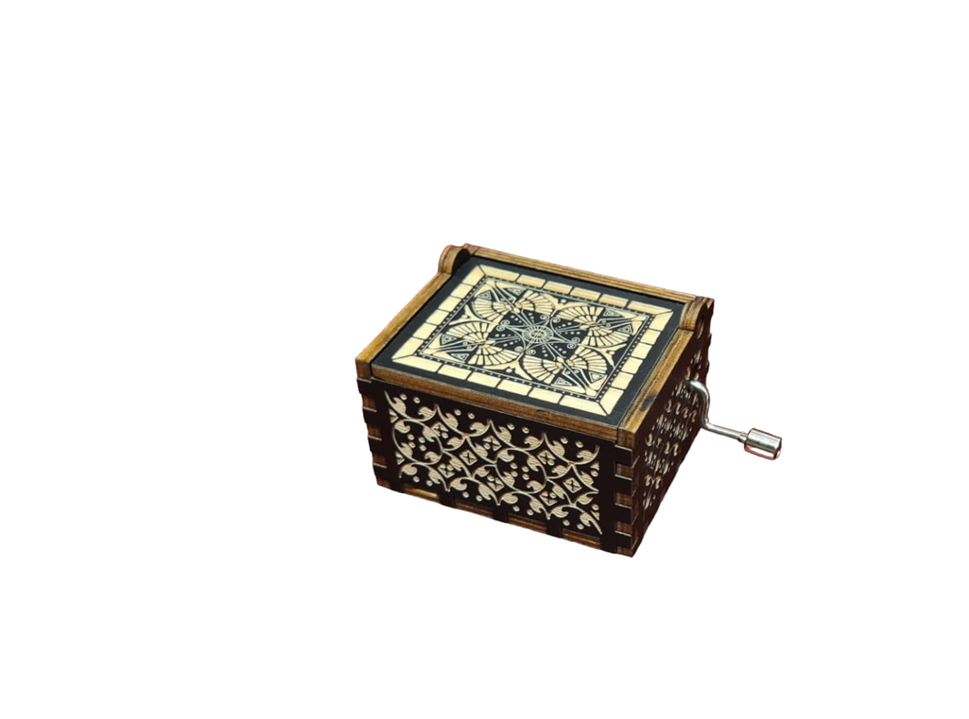 Caja Musical a Manivela “Trouble Usually Finds Me” Harry Potter-1