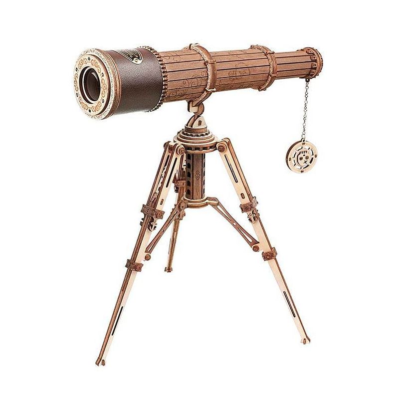 Puzzle 3D de Madera Telescopio Clásico – ROKR-0