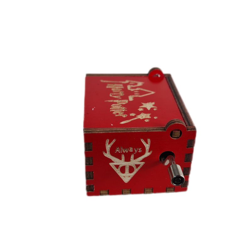 Caja Musical a Manivela Red Harry Potter-3