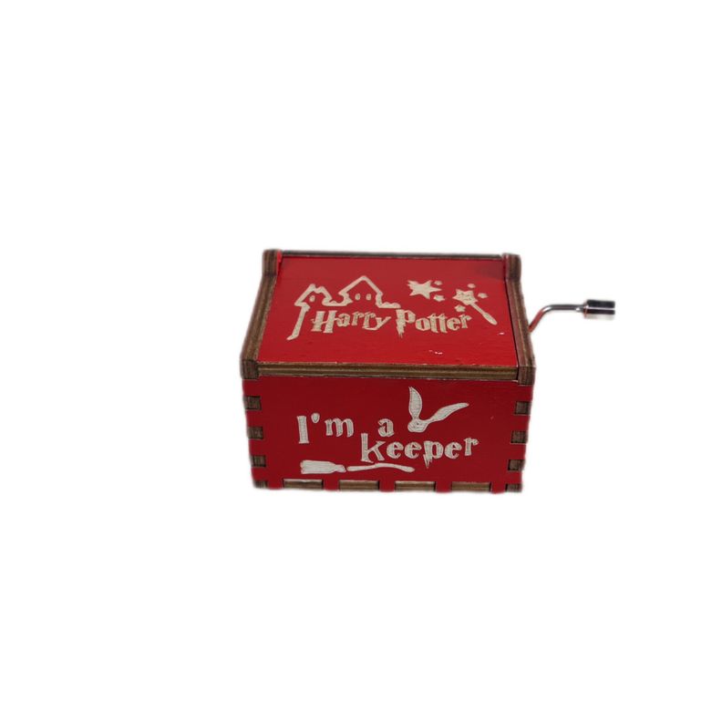 Caja Musical a Manivela Red Harry Potter-4