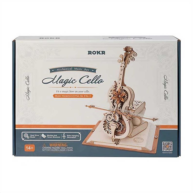 Puzzle 3D de Madera Magic Cello Robotime ROKR-1