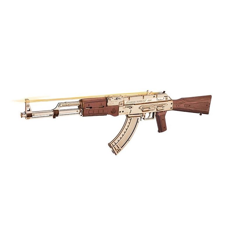 Puzzle 3D de Madera Rifle AK-47 – ROKR LQ901-0