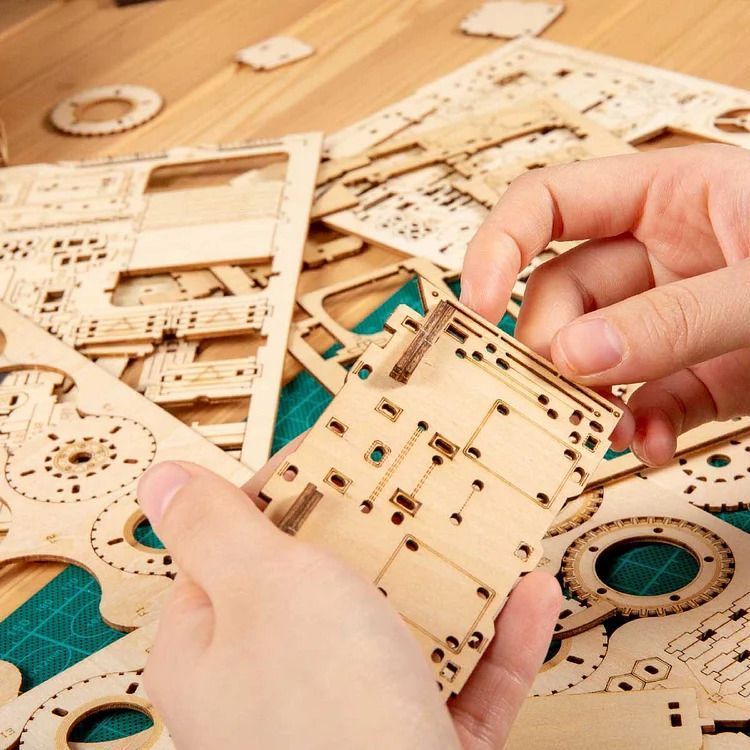 Puzzle 3D Camión de Carga Heavy Truck de Madera Robotime-3