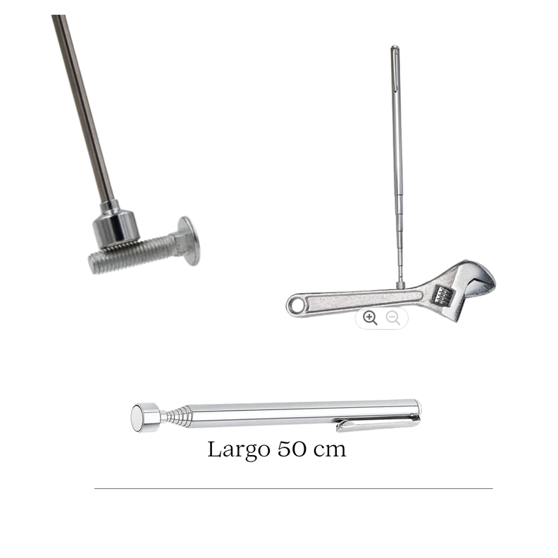 Bandeja magnetica 3 piezas espejo varilla herramientas para tornillos-3