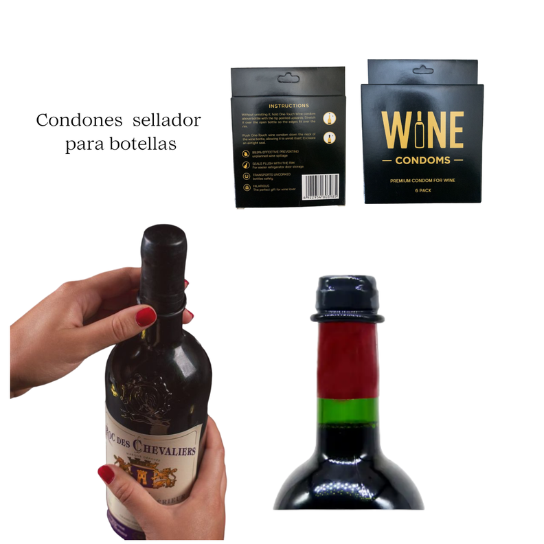 Condones Tapones Para Botellas De Vino Bebidas-3