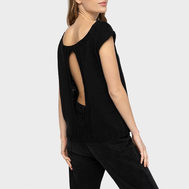 Polera Sin Espalda Tejida-1