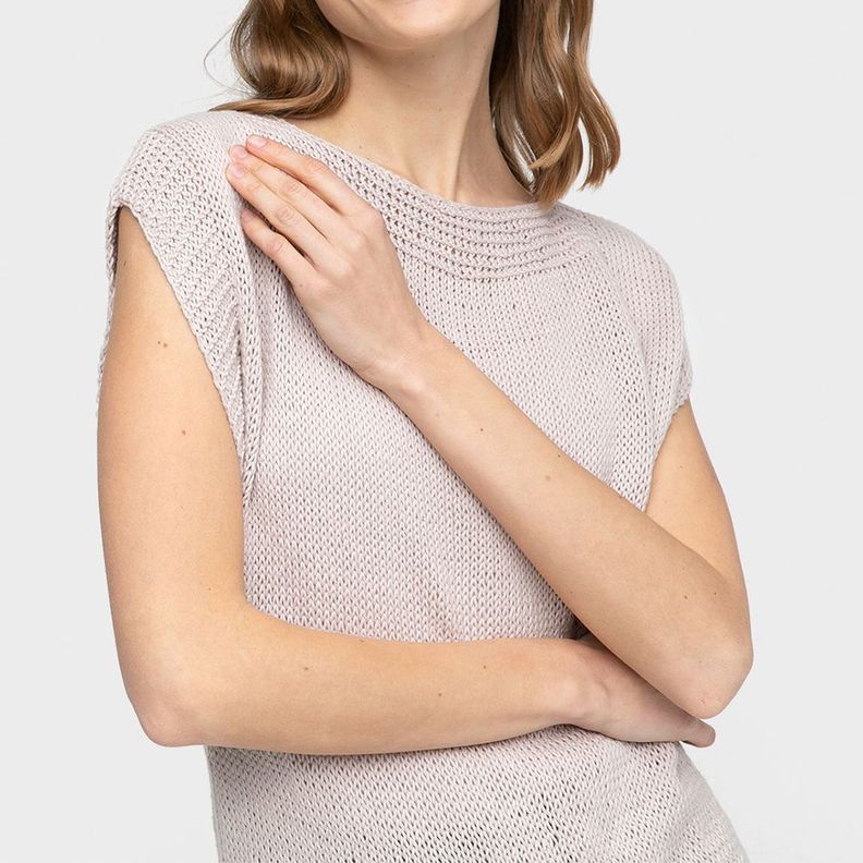 Polera Sin Mangas Cuello bote-2
