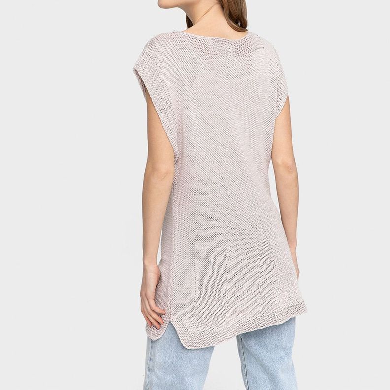 Polera Sin Mangas Cuello bote-1