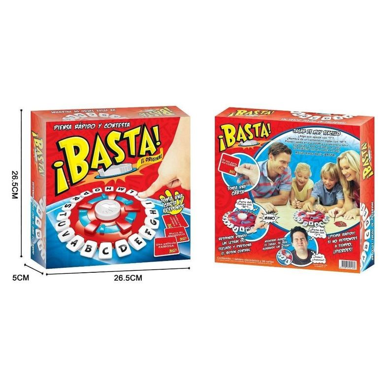 Basta Piensa Rápido y Contesta Juego de Mesa En Español-3