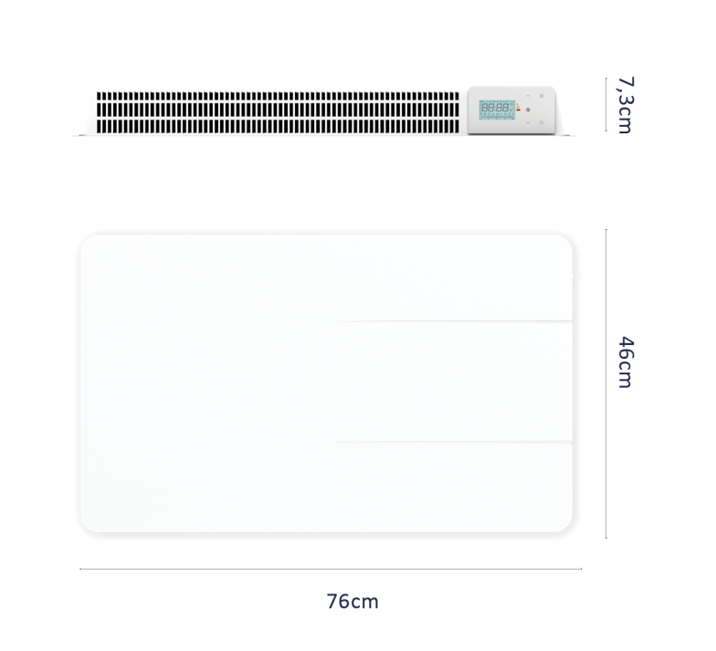 Estufa Radiador Calefactor Ónix Cerámico Blanco 1500W PRIMATERM-2