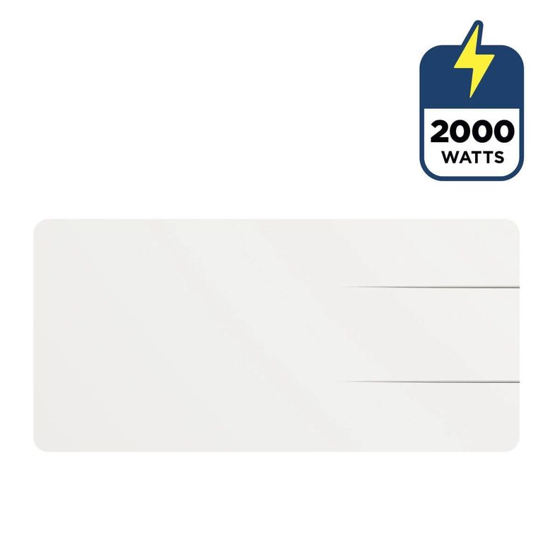 Estufa Radiador Calefactor Ónix Cerámico Blanco 2000W PRIMATERM-1